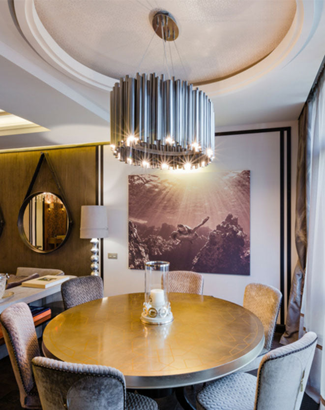 Brubeck Oval Suspension Lamp