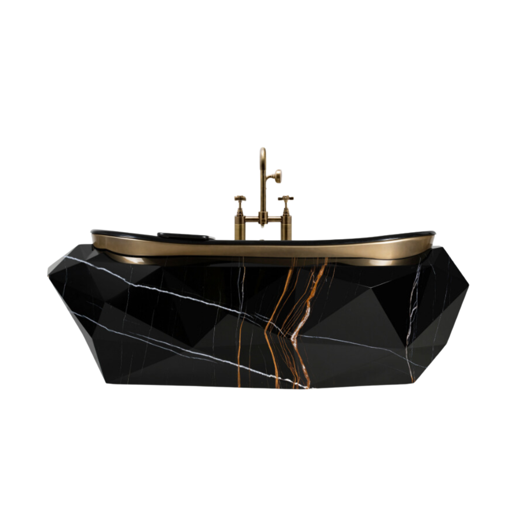 Diamond Faux Marble Bathtub