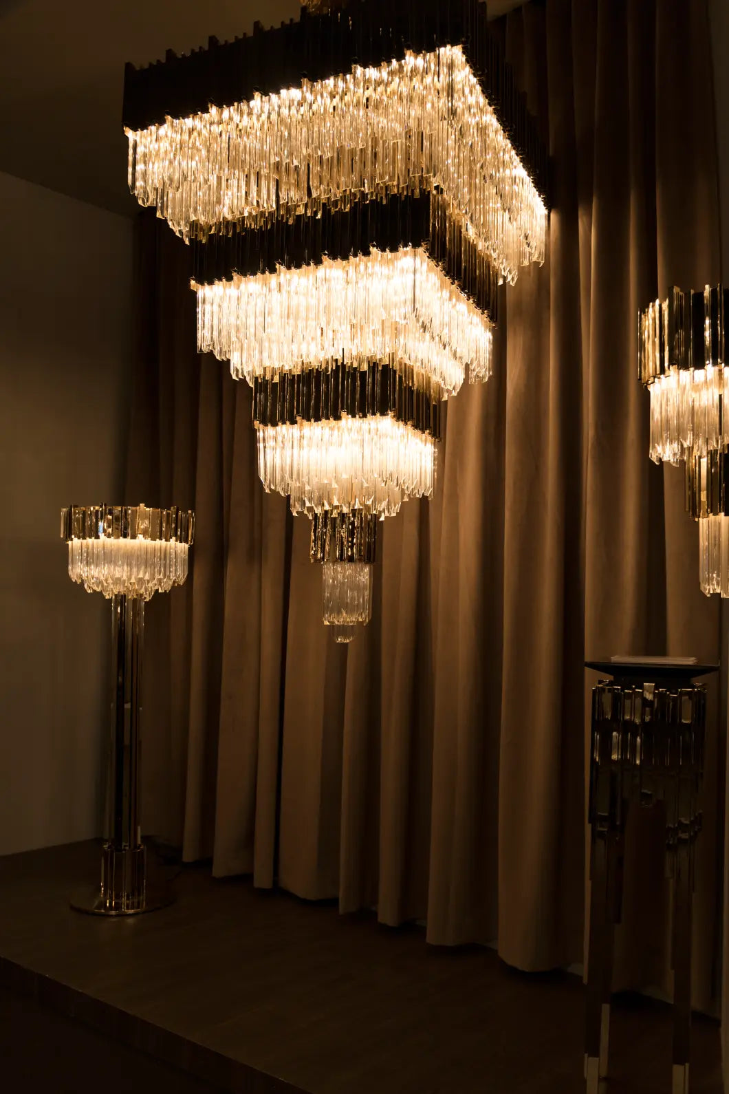 Empire Square Chandelier