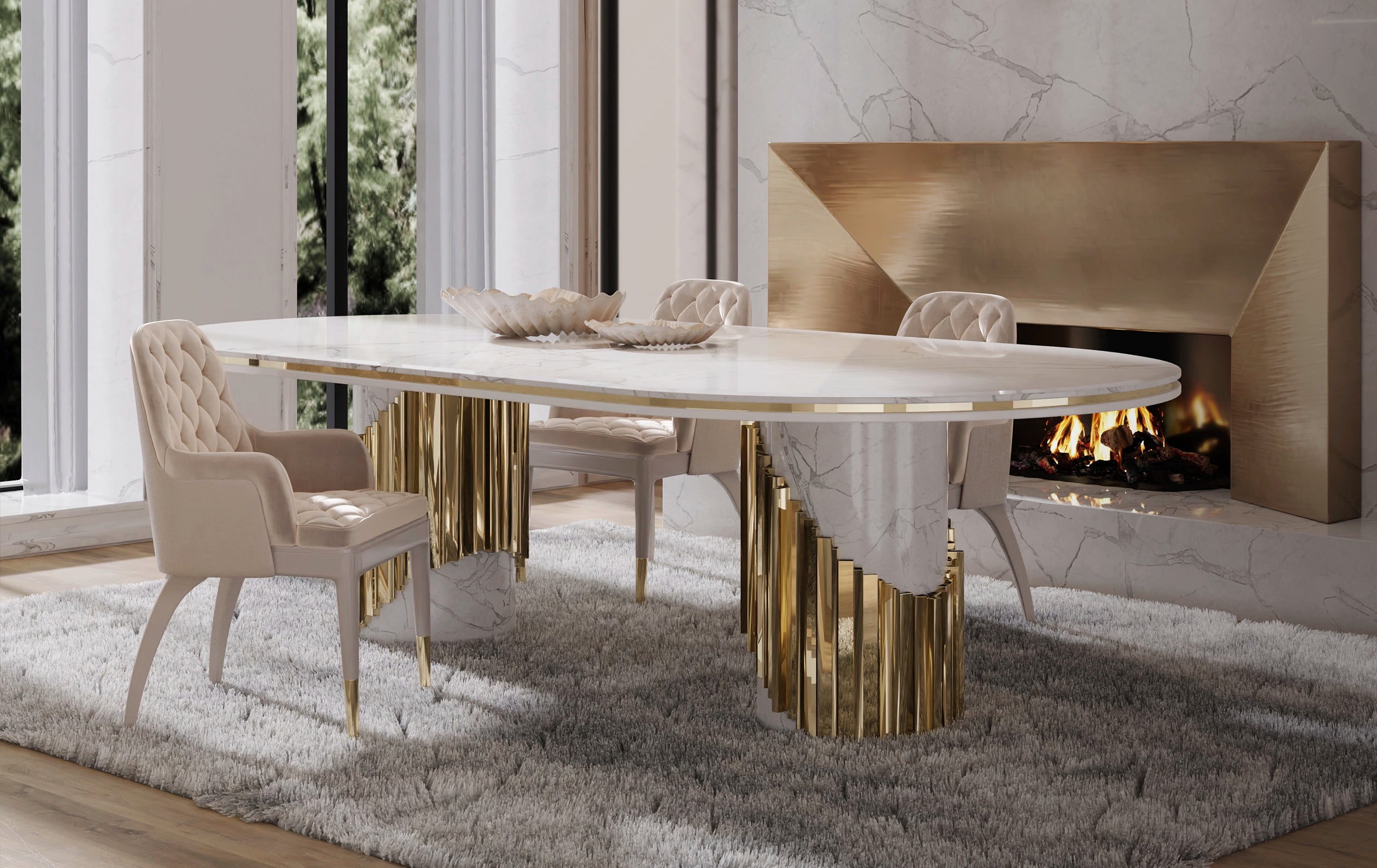 Littus Oval Dining Table