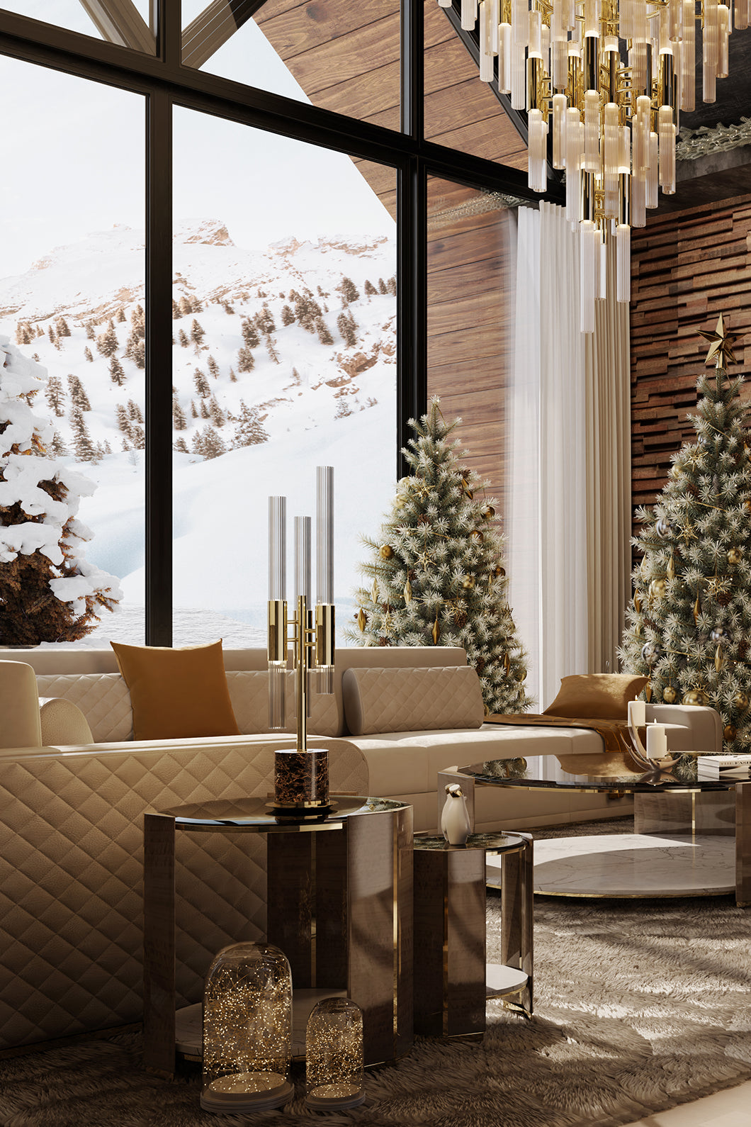 Waterfall Table Lamp