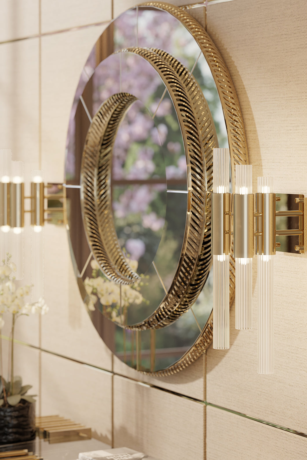 Waterfall Wall Lamp