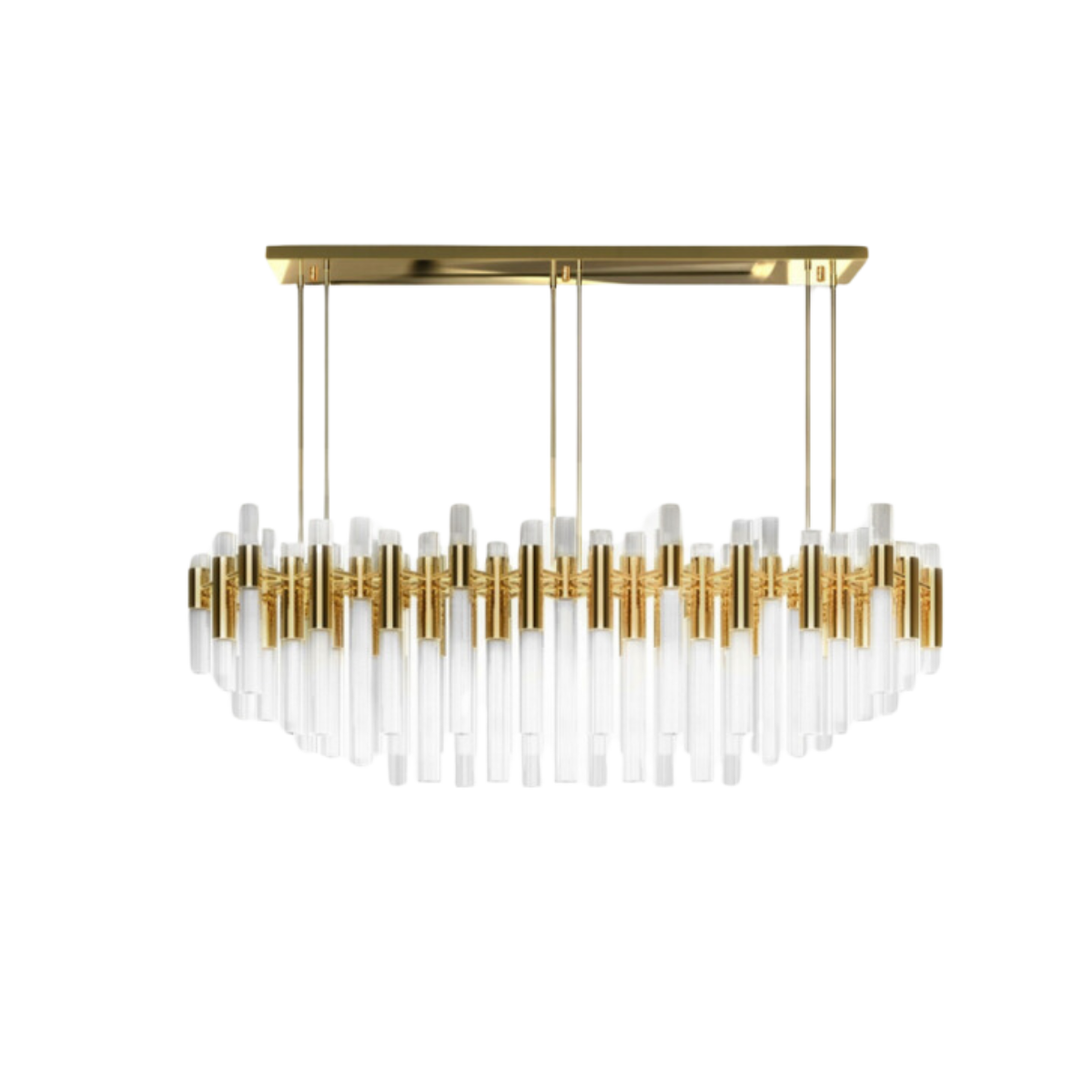 Waterfall Rectangular Suspension Lamp