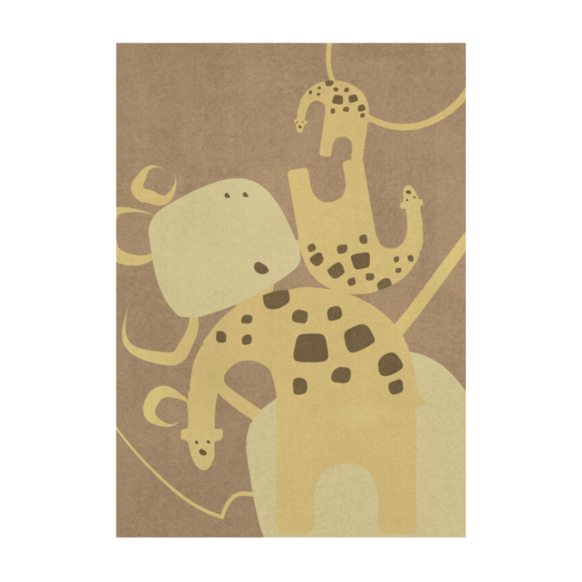 Giraffe Jungle Rug