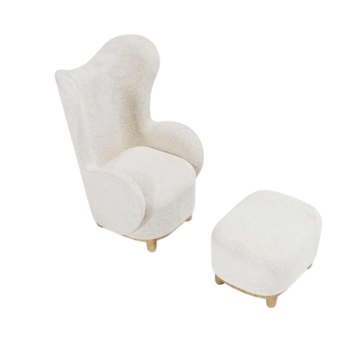 Cuddle Armchair And Ottoman