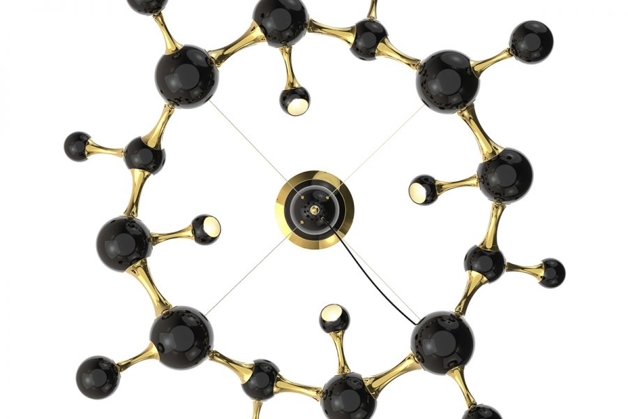 Atomic Round Suspension Lamp