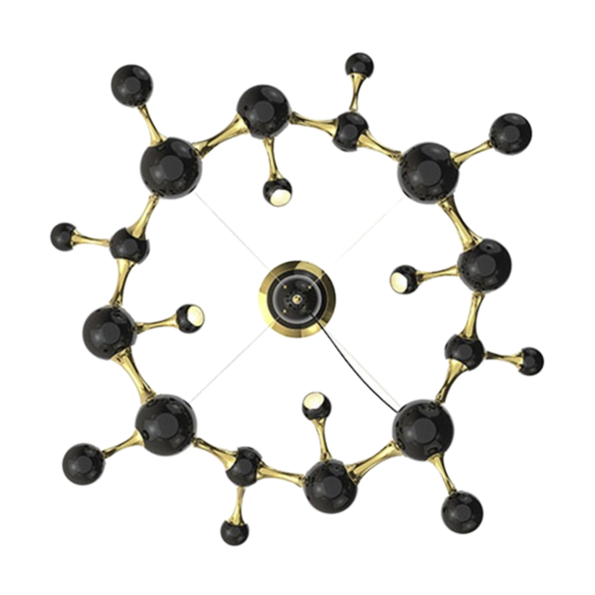 Atomic Round Suspension Lamp