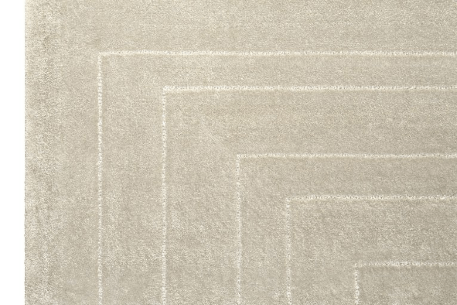White Garden Rug