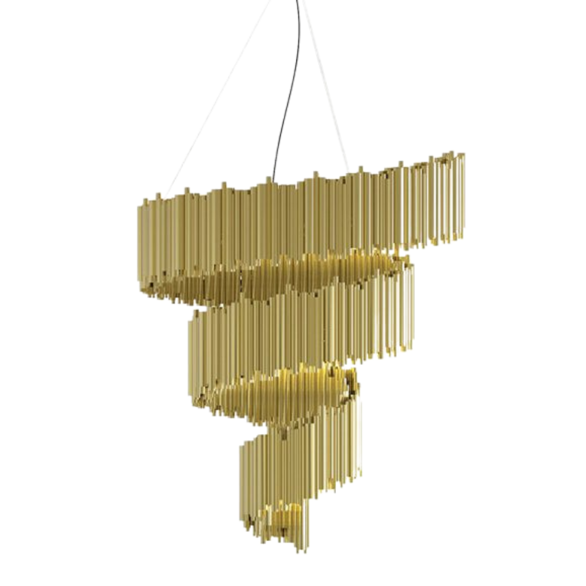 Brubeck Spiral Chandelier
