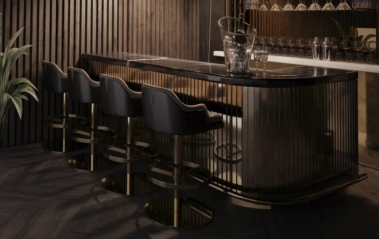 Charla Swivel Bar Chair