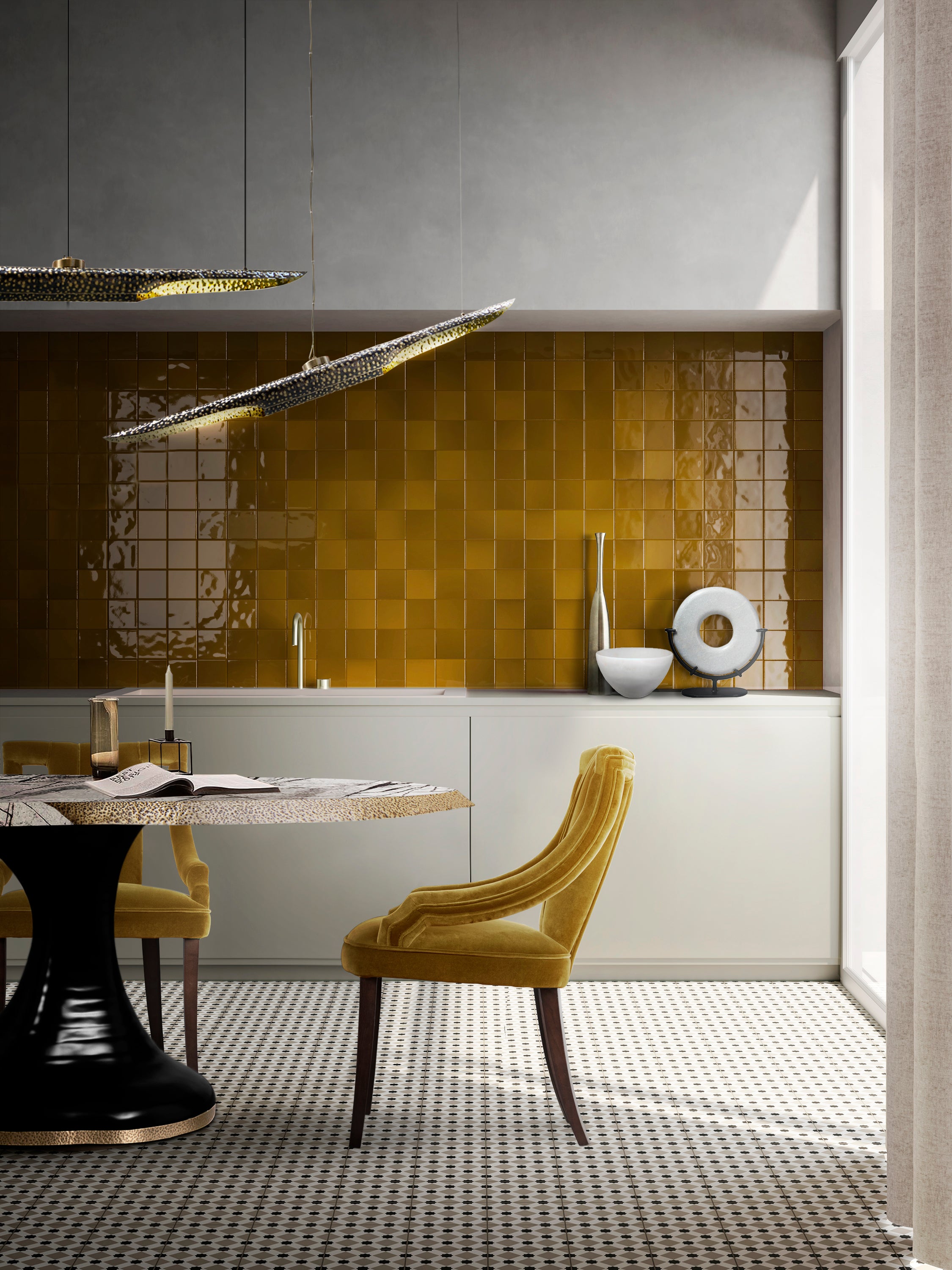 Vellum Suspension Light