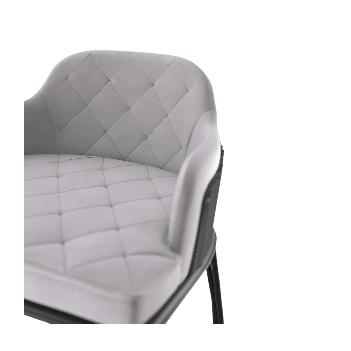 Charla Grey Bar Chair