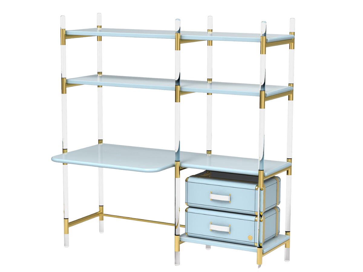 Puzzled Bookcase/Desk