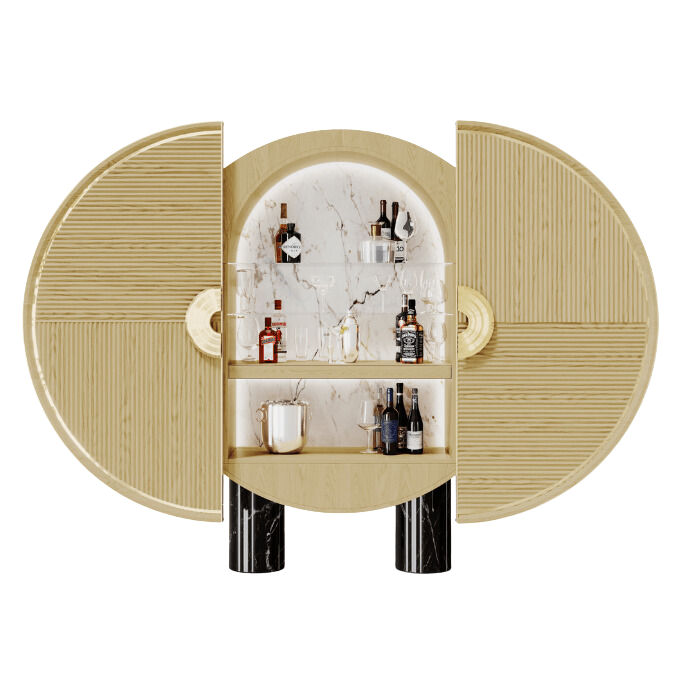 Anjelica Bar Cabinet
