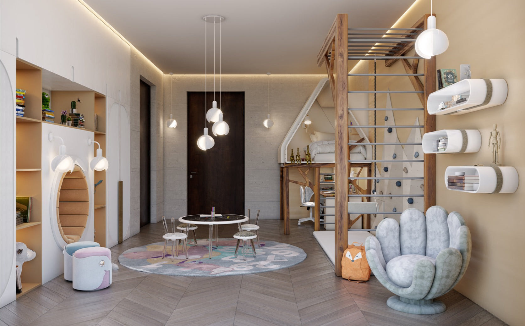 Periwinkle Pendant Lamp