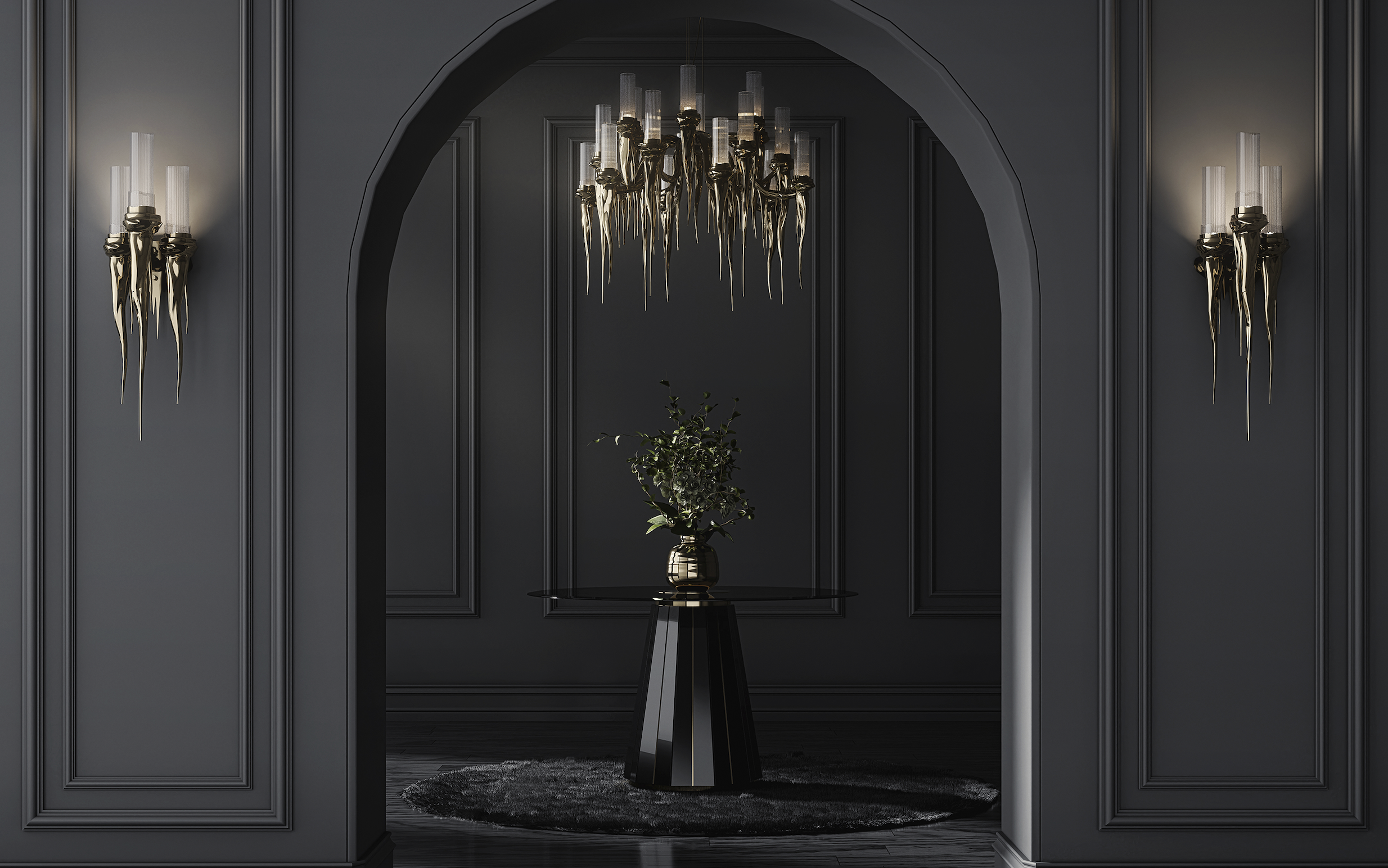 Wax Wall Lamp