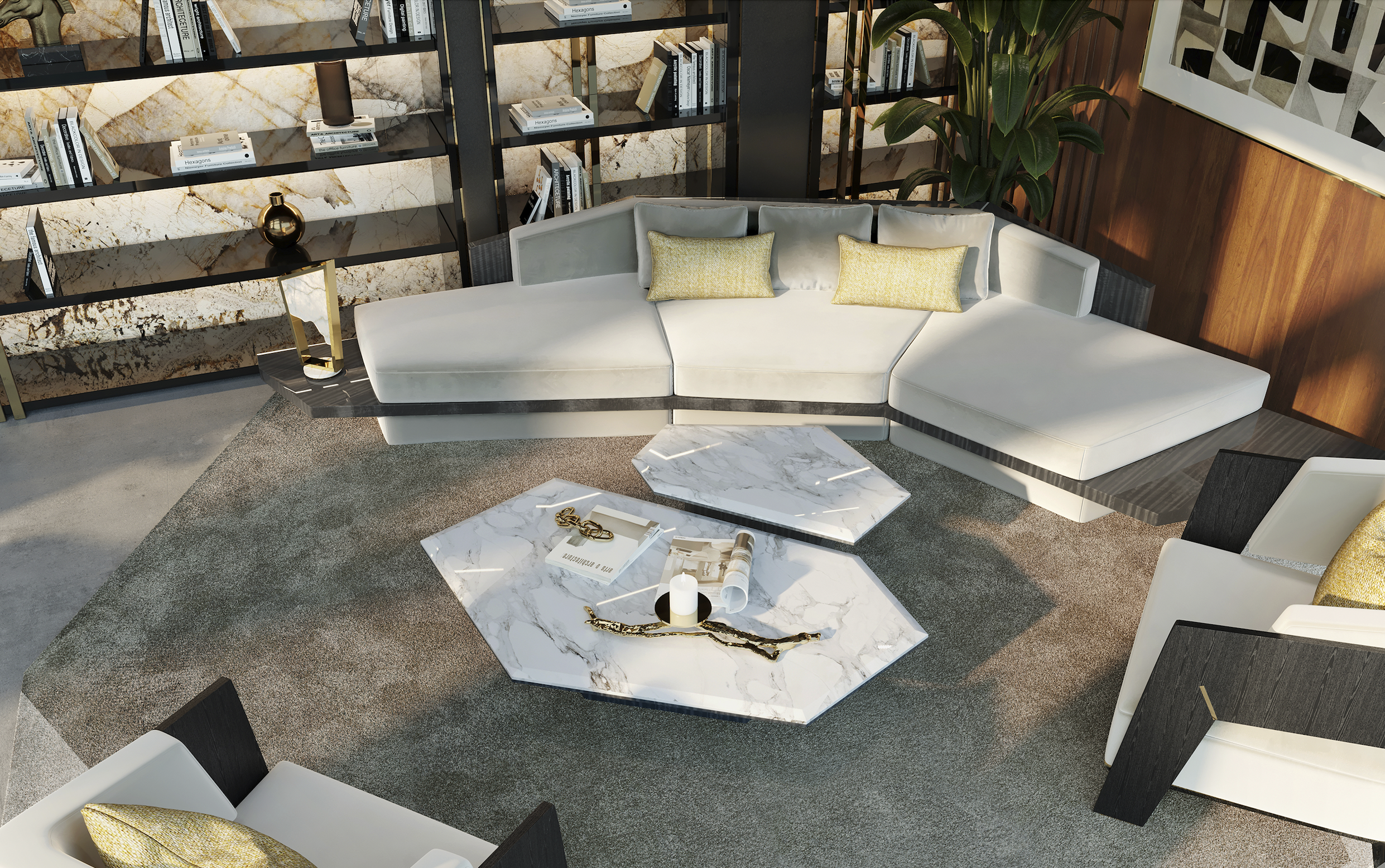 Algerone Set II Center Table