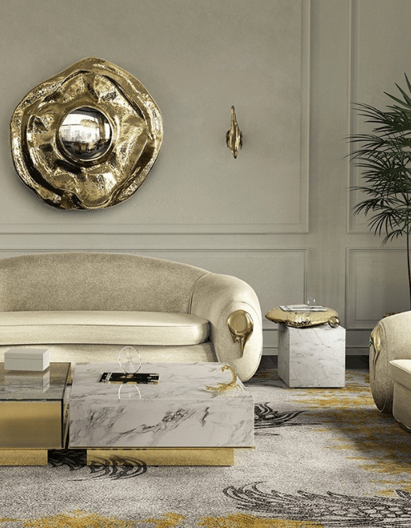 Stonehenge Carrara Side Table