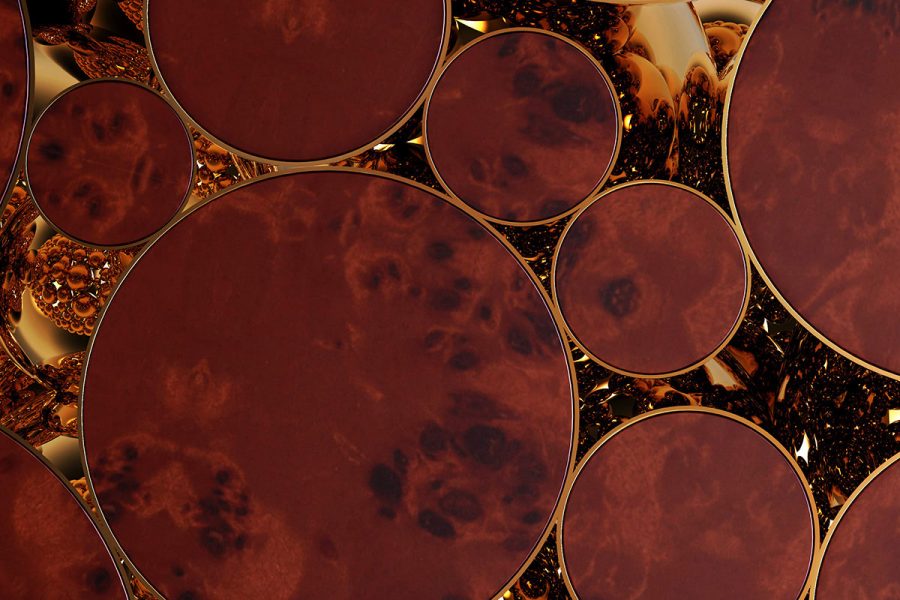 Newton Gold Myrtle Dining Table