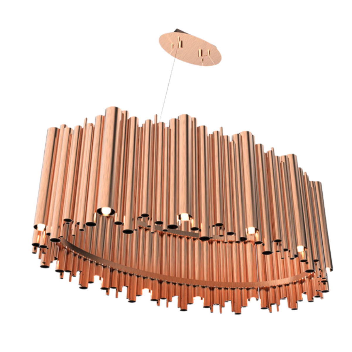 Brubeck Oval Suspension Lamp