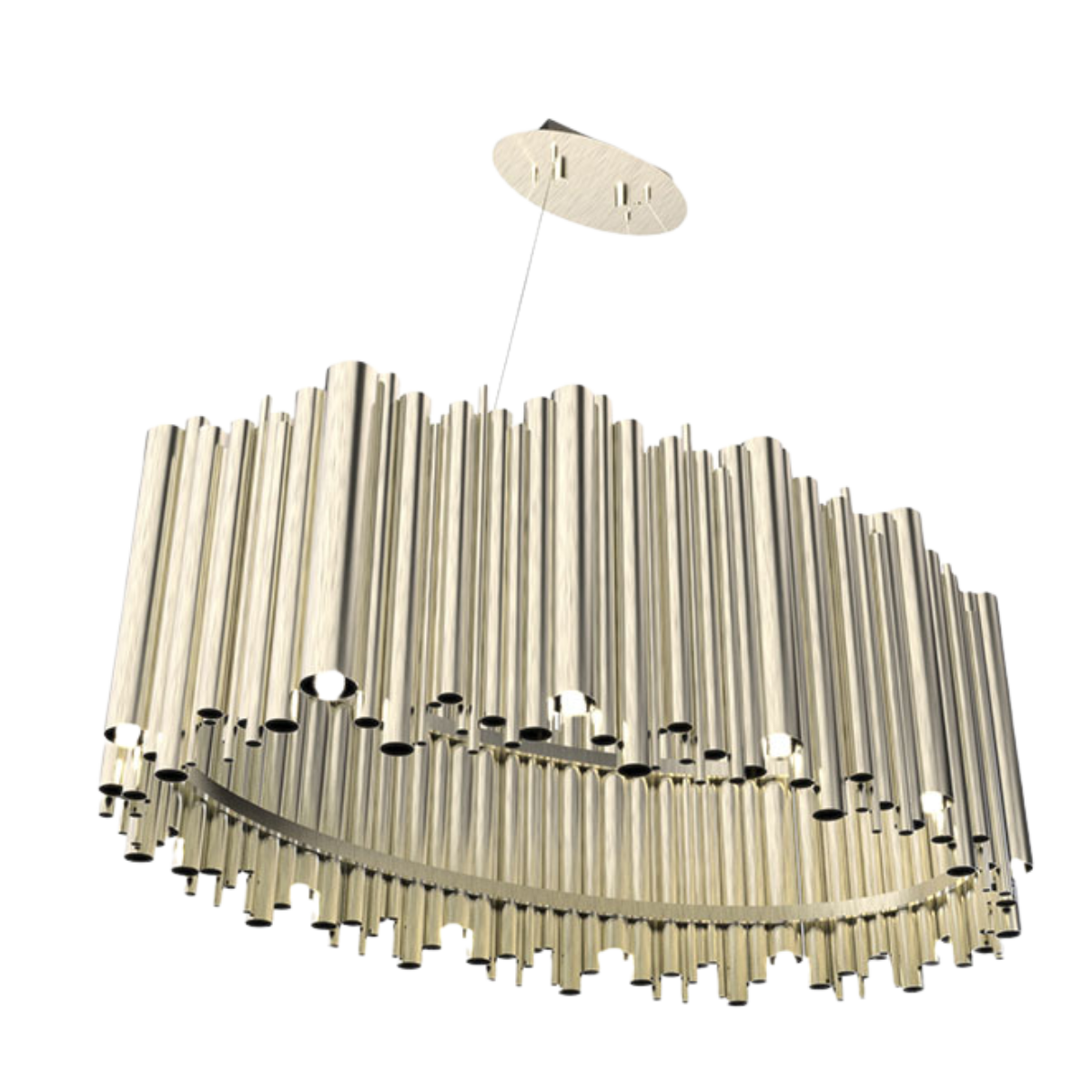 Brubeck Oval Suspension Lamp