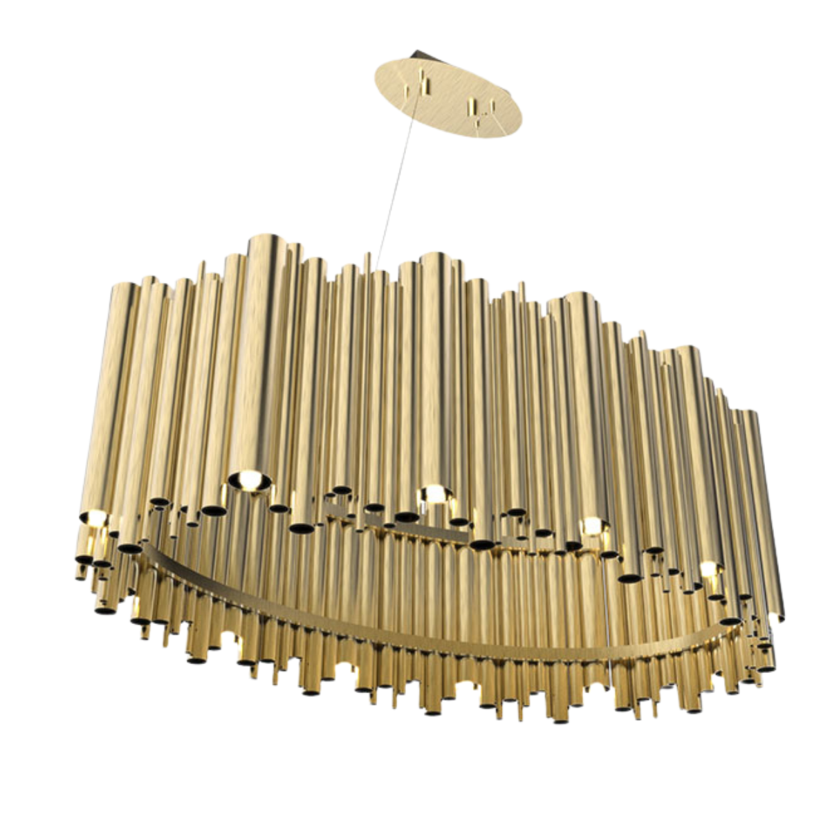 Brubeck Oval Suspension Lamp