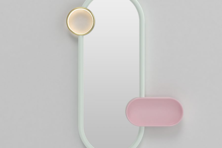 Bubble Gum Big Mirror