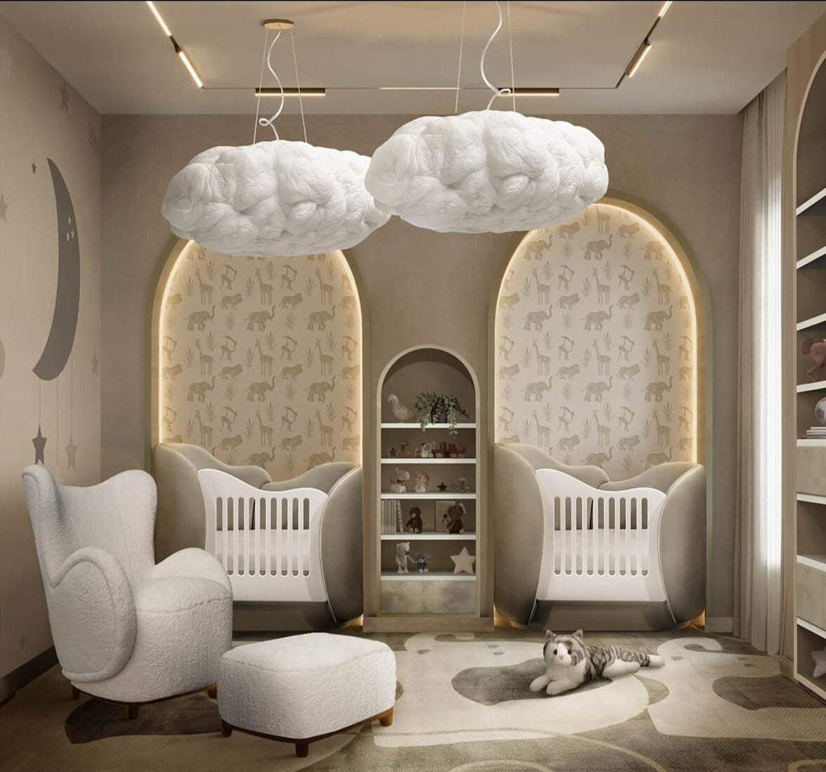 Cuddle Armchair And Ottoman