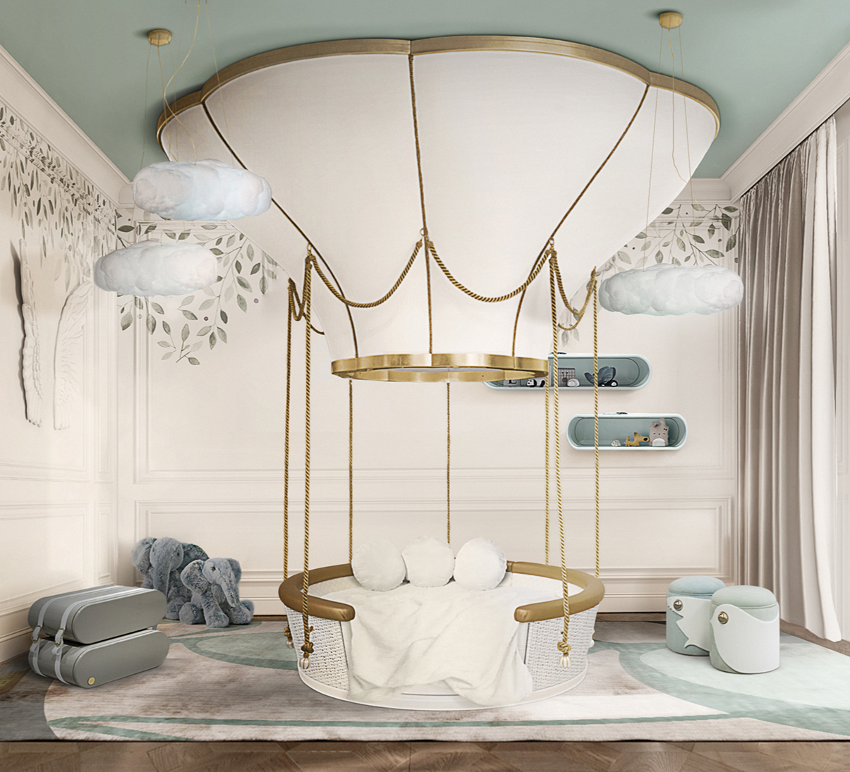 Fantasy Air Balloon Crib / Bed / Sofa