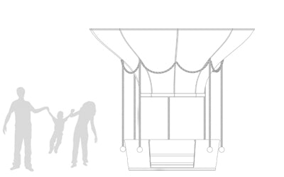 Fantasy Air Balloon Crib / Bed / Sofa