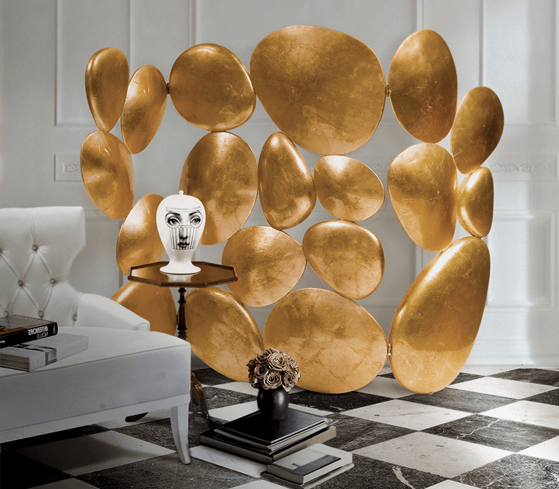 Gold Folding Screen