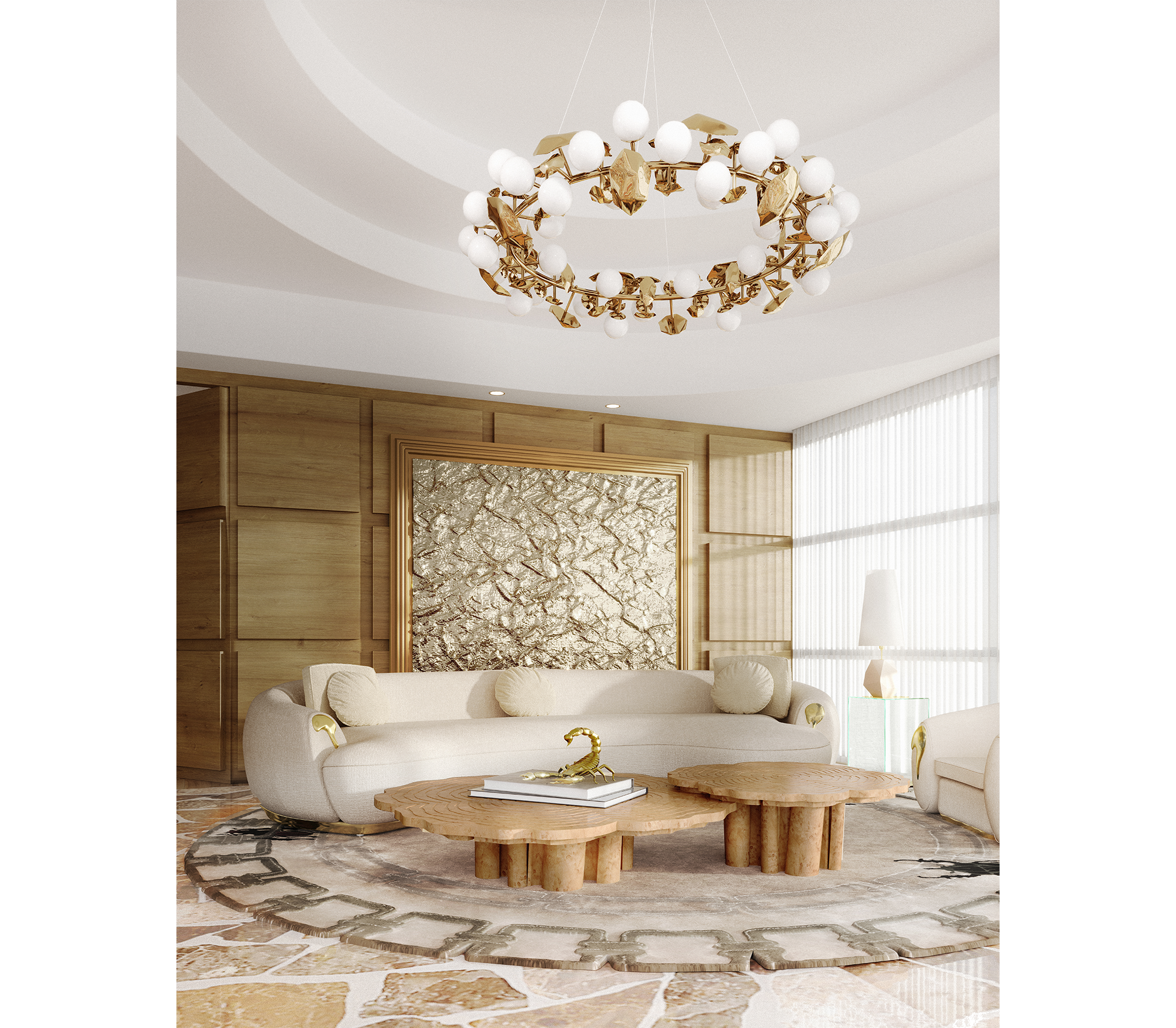 Hera Round Suspension Lamp