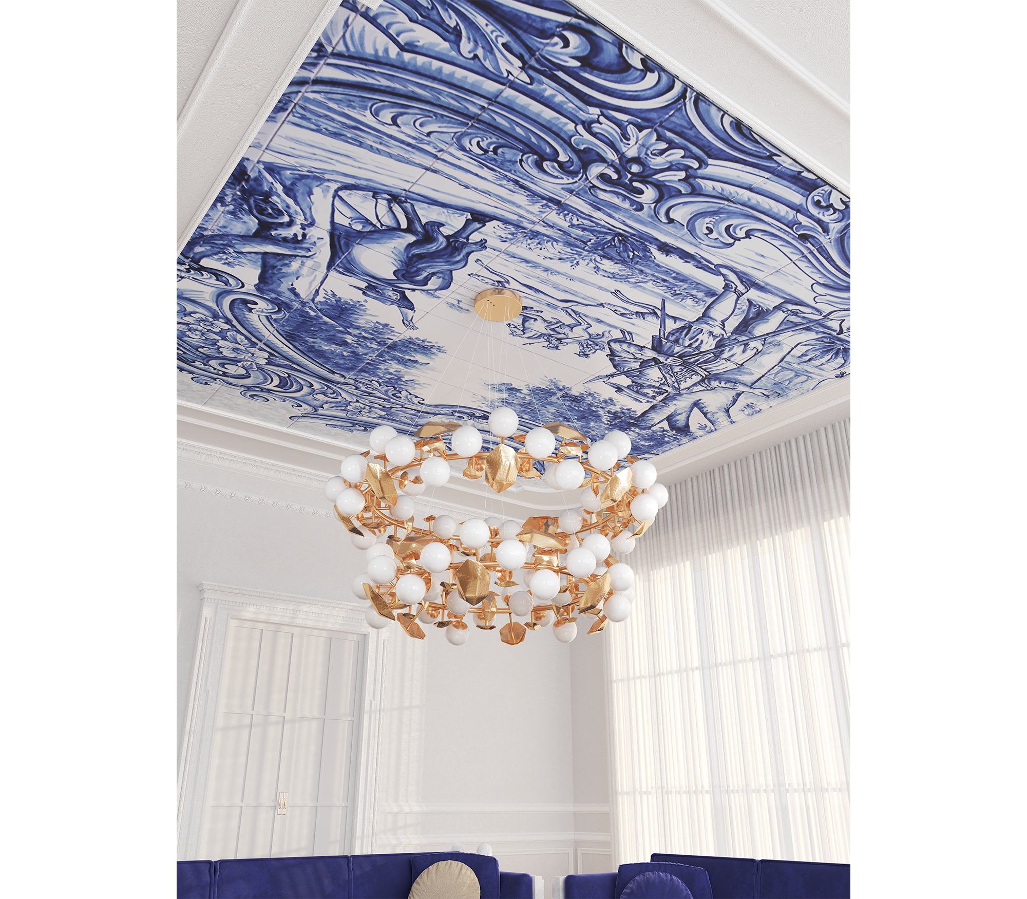 Hera II Round Suspension Lamp