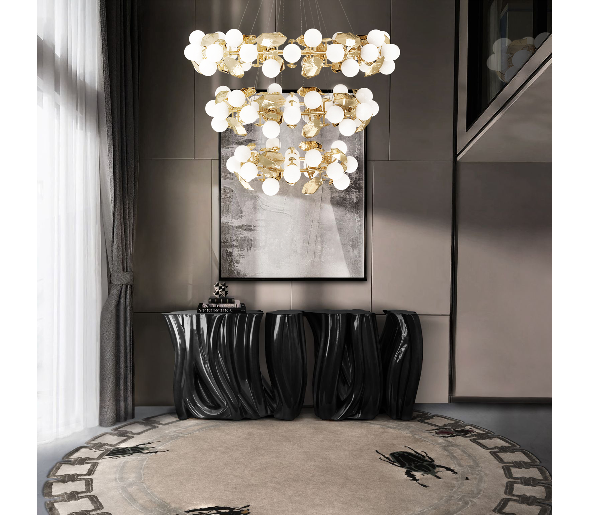 Hera III Round Suspension Lamp