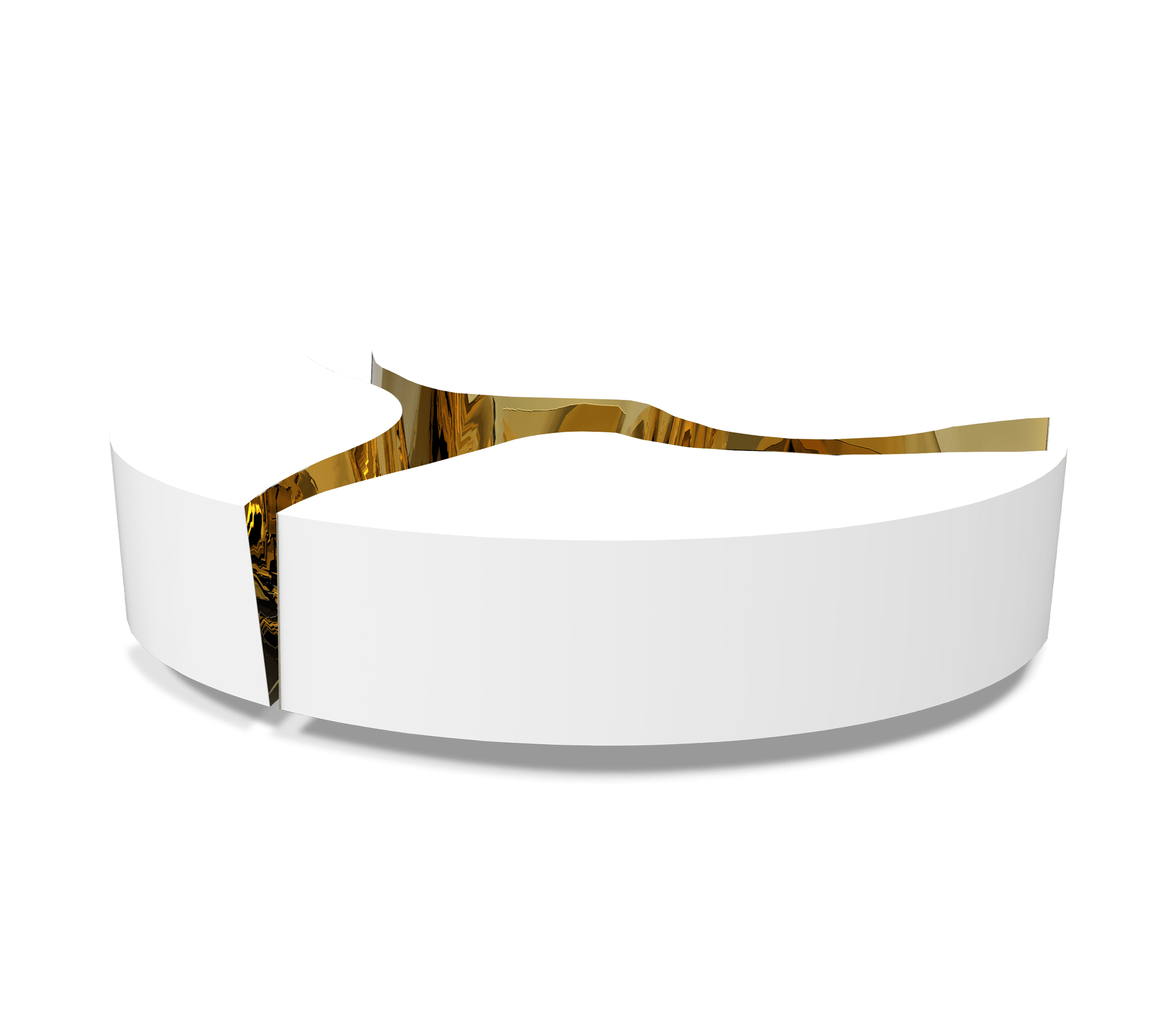 Lapiaz Oval Center Table
