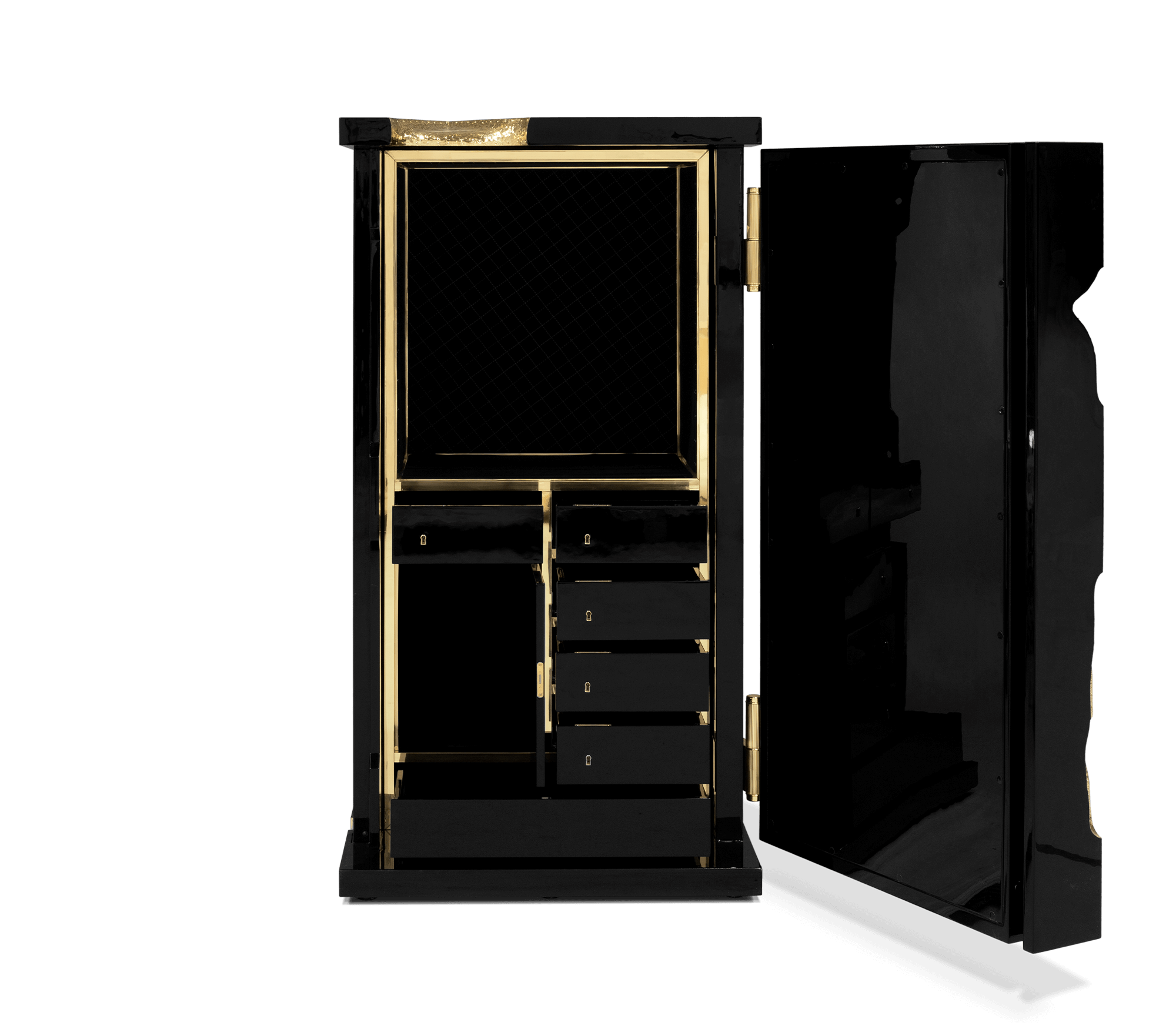 Millionaire Black Gold Luxury Safe