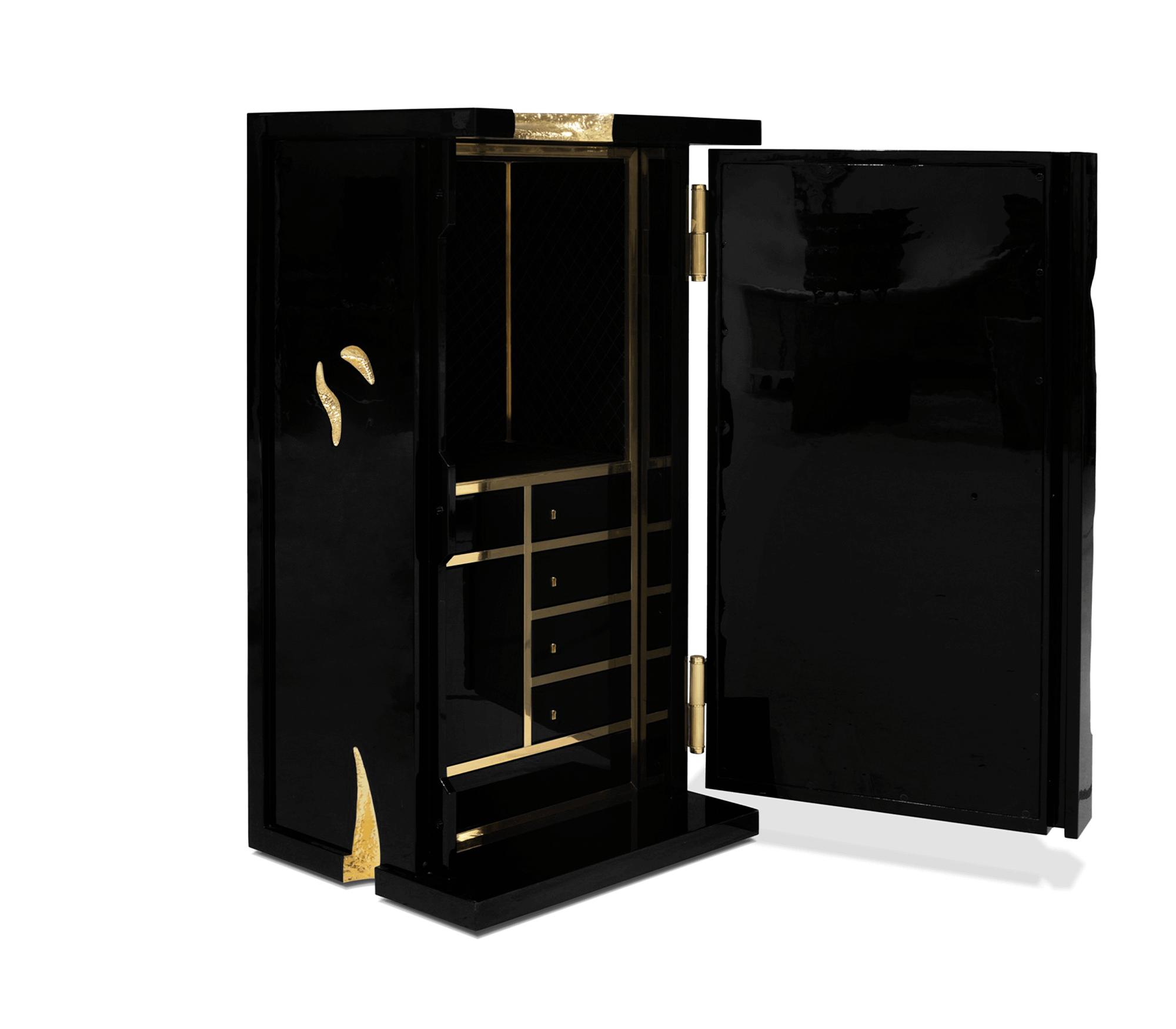 Millionaire Black Gold Luxury Safe
