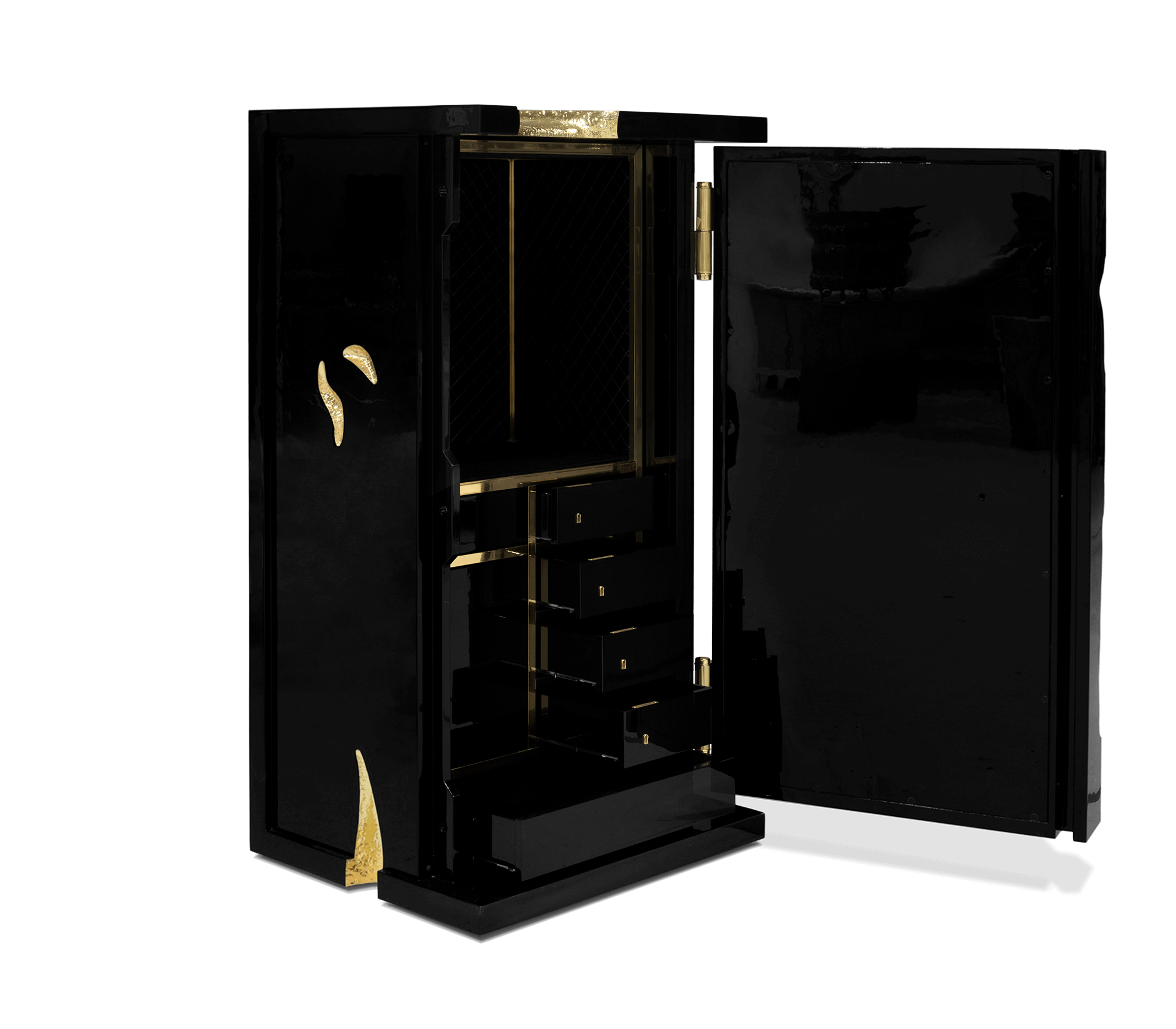 Millionaire Black Gold Luxury Safe