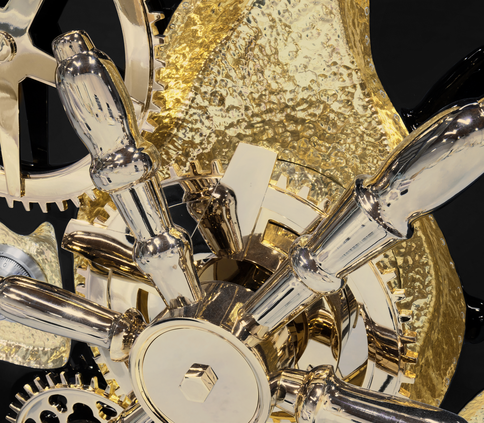 Millionaire Black Gold Luxury Safe