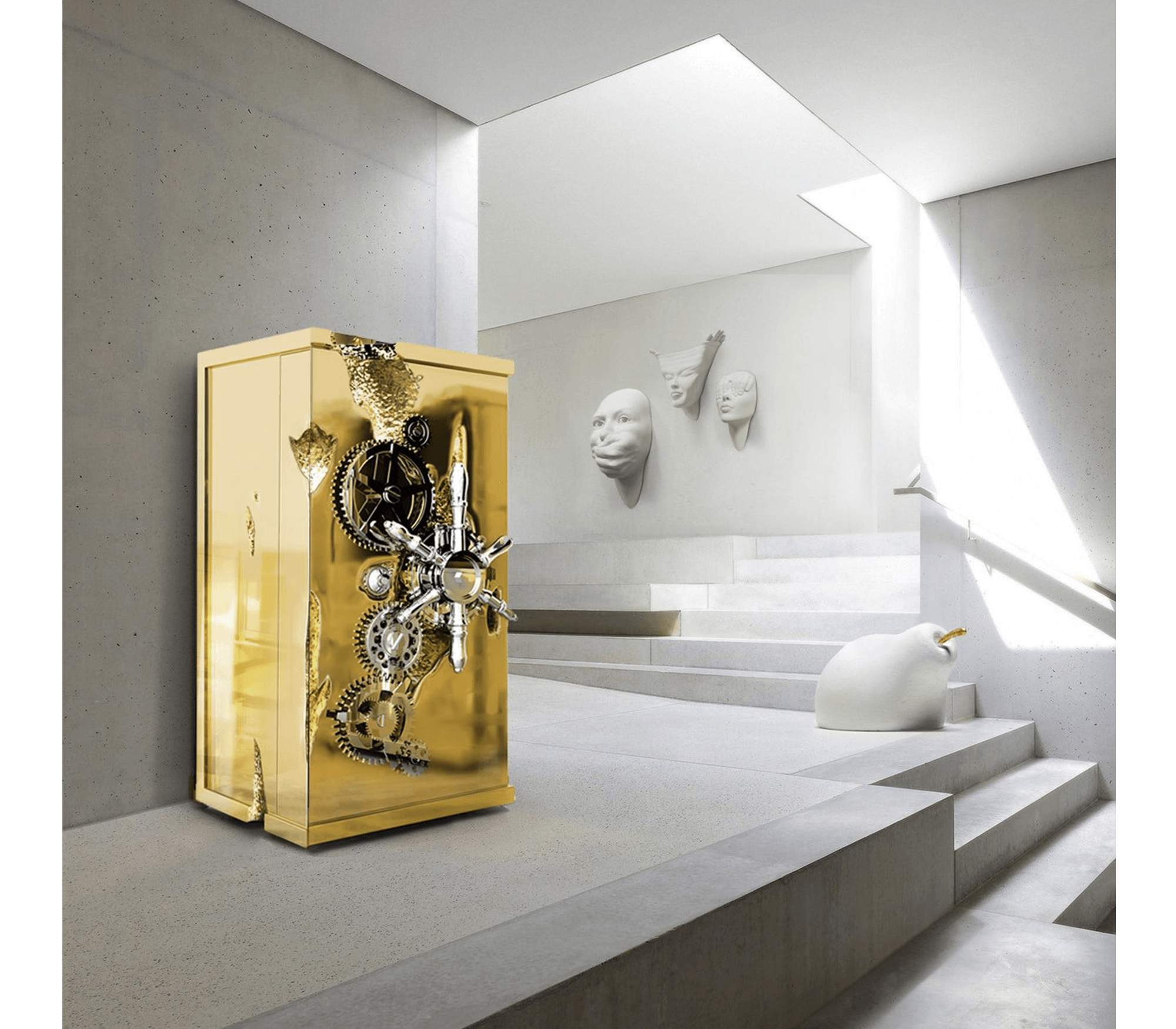Millionaire Gold Luxury Safe