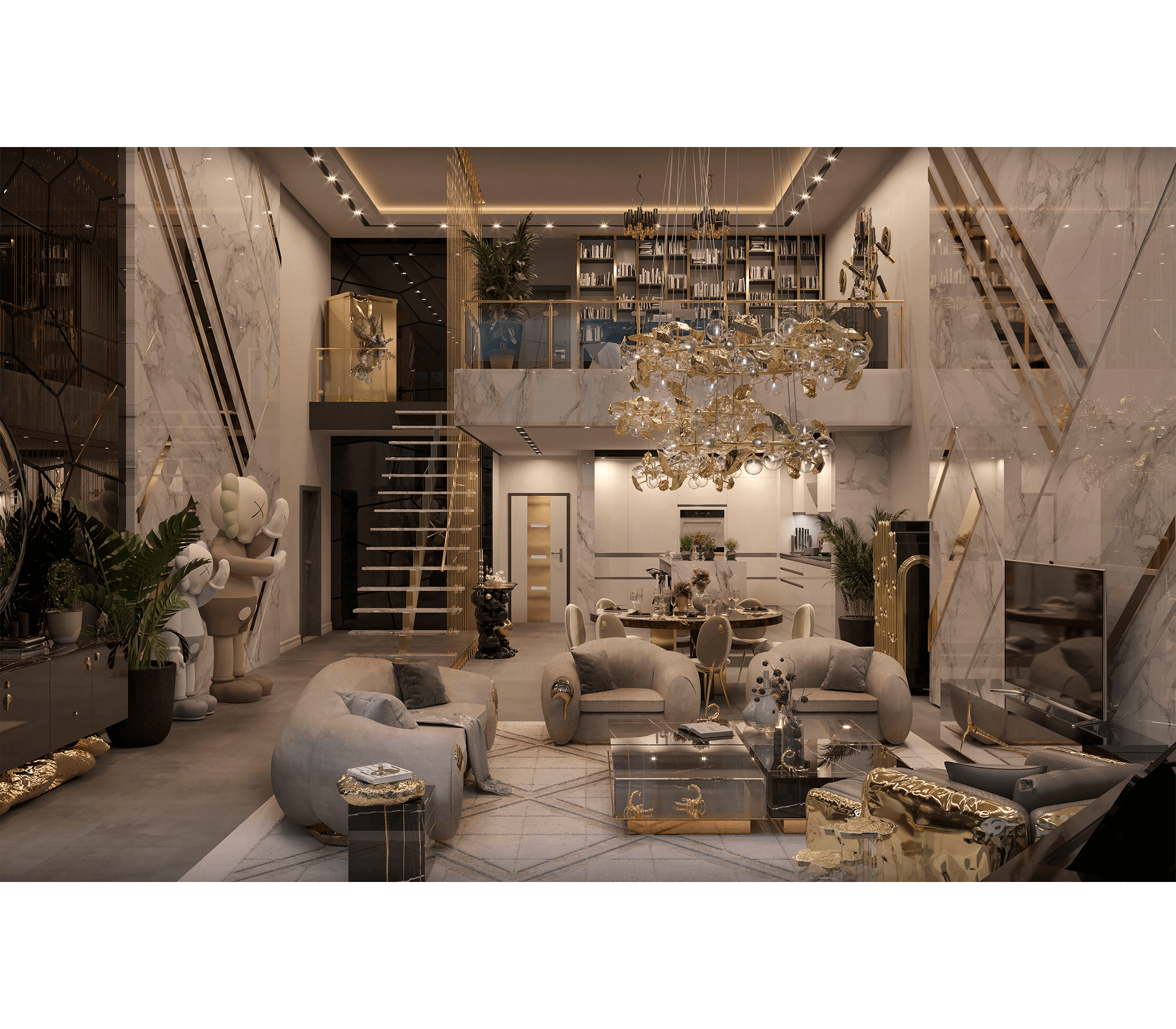 Millionaire Gold Luxury Safe