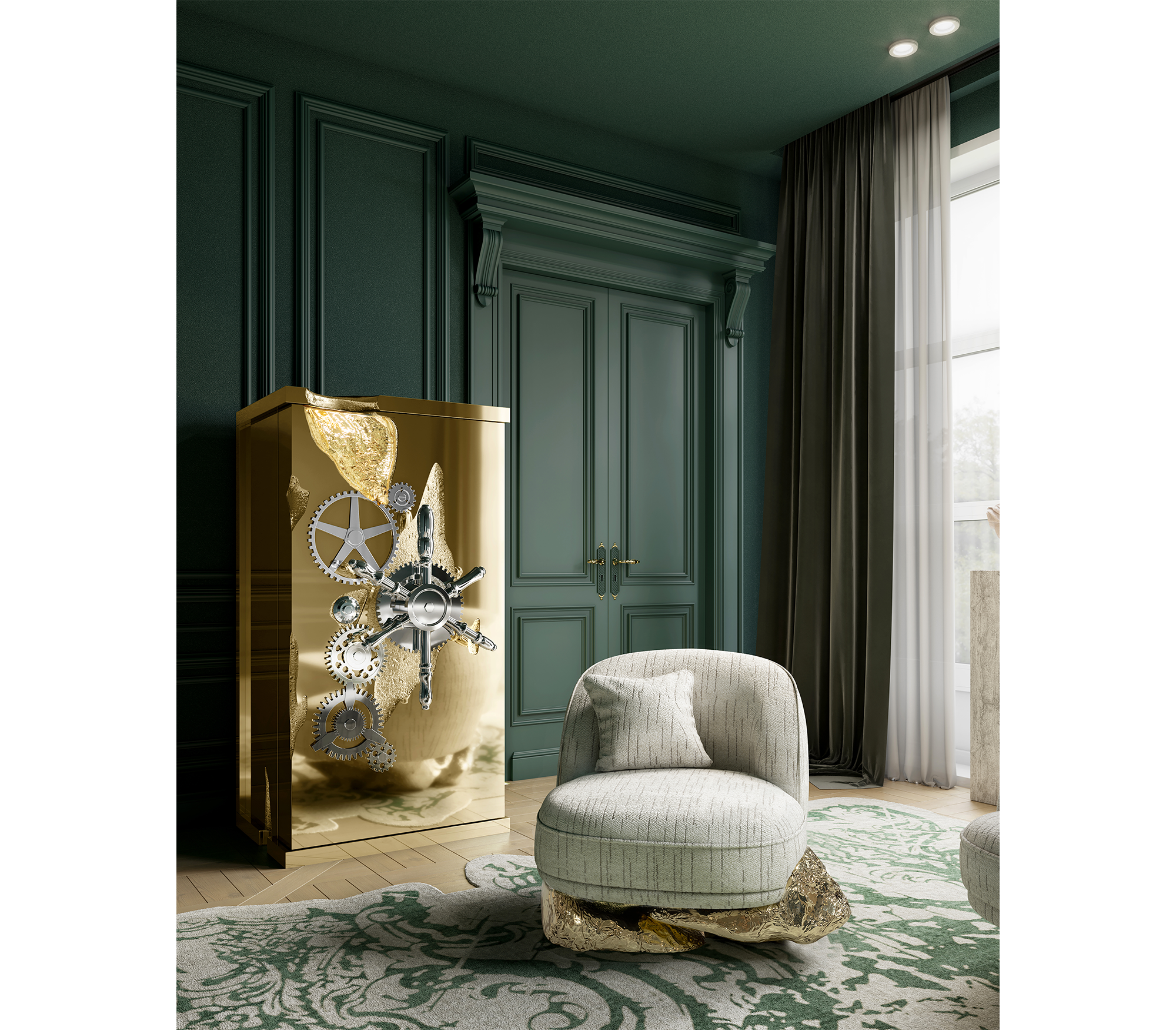 Millionaire Gold Luxury Safe