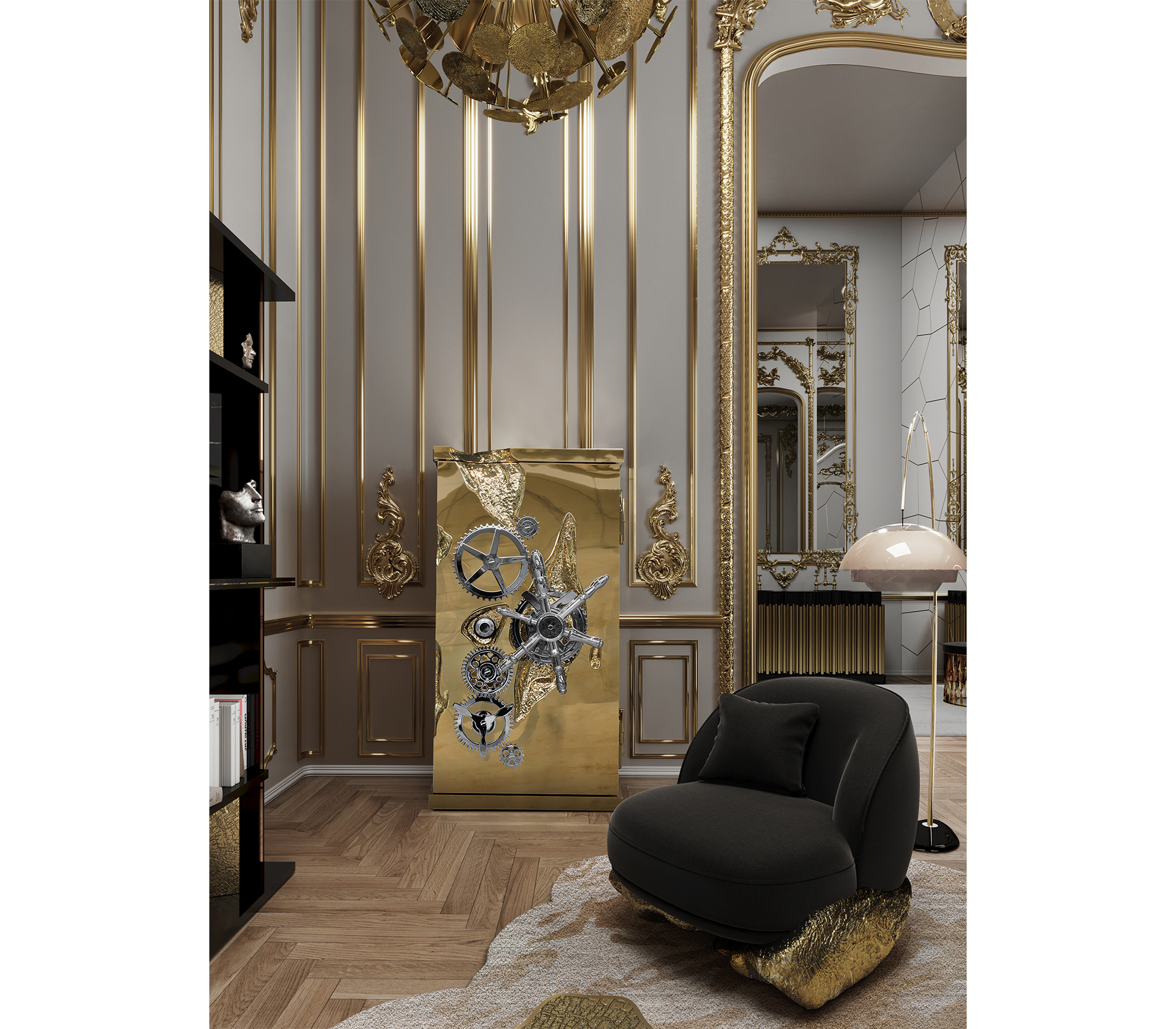 Millionaire Gold Luxury Safe