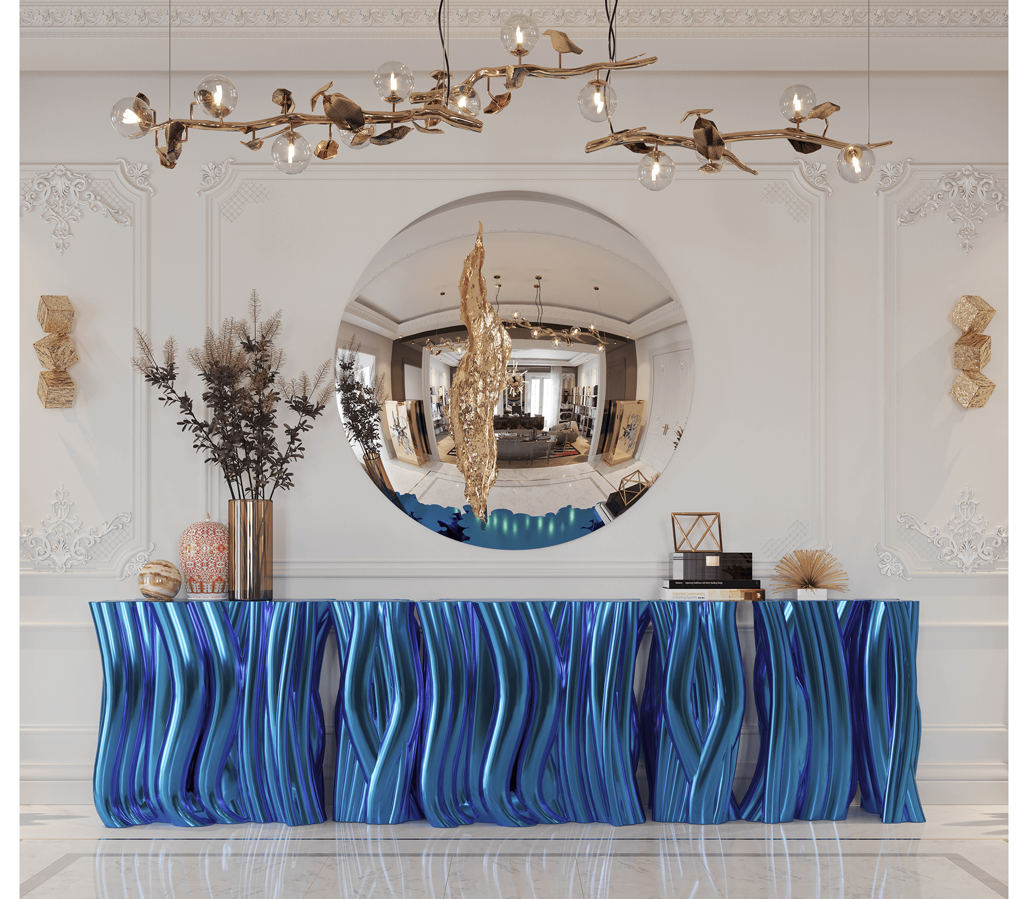 Monochrome Side Board