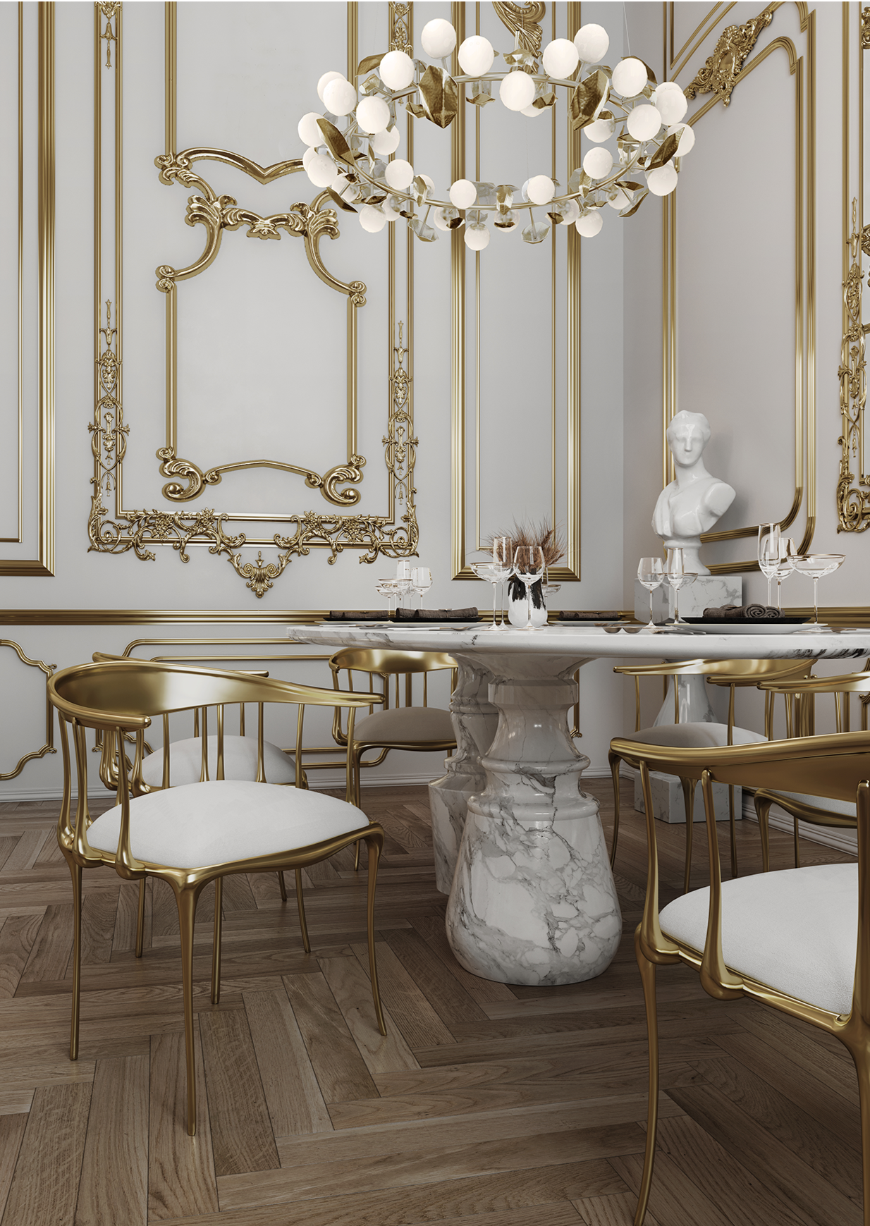 Pietra Oval Dining Table