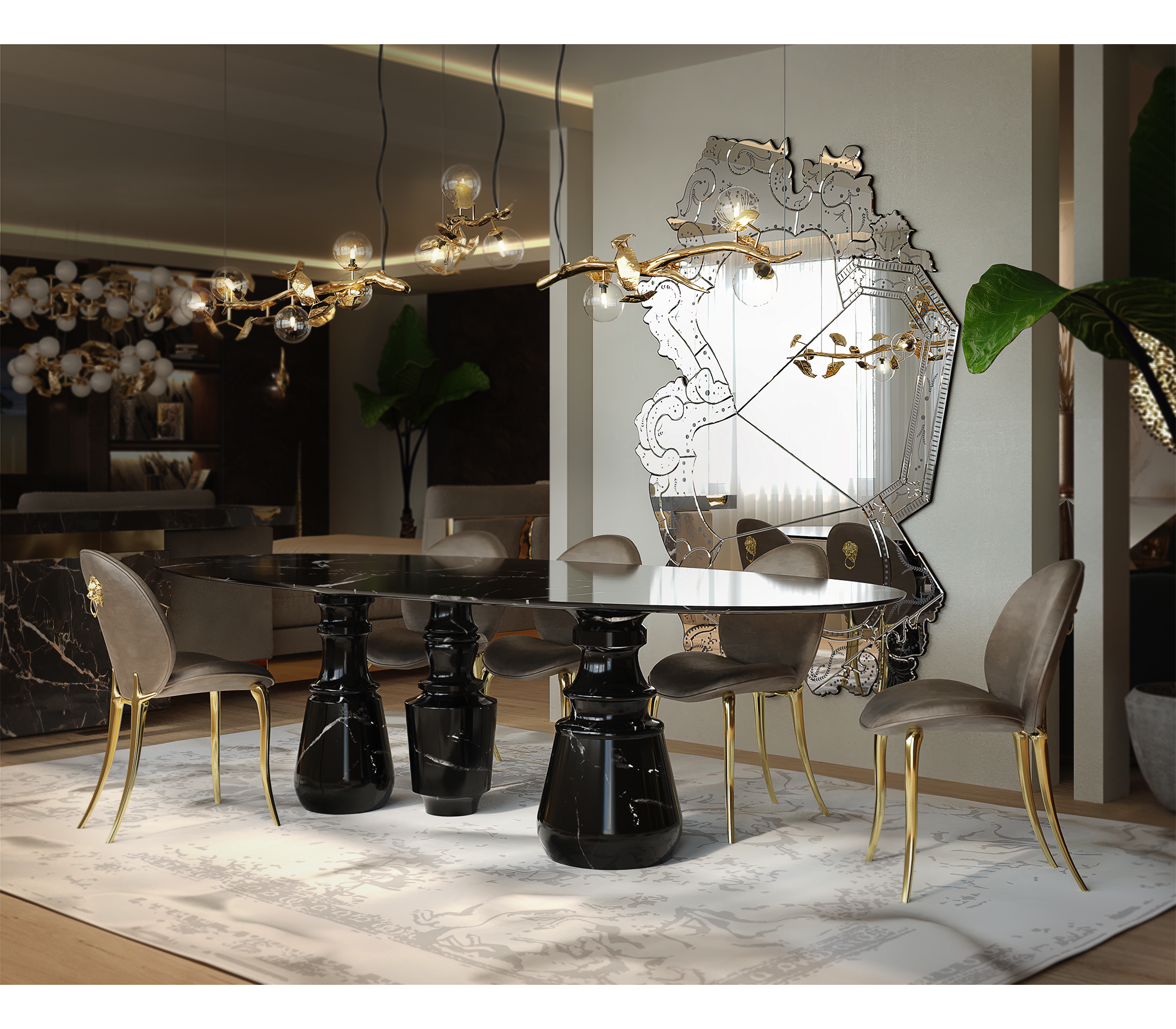 Pietra Oval XL Dining Table