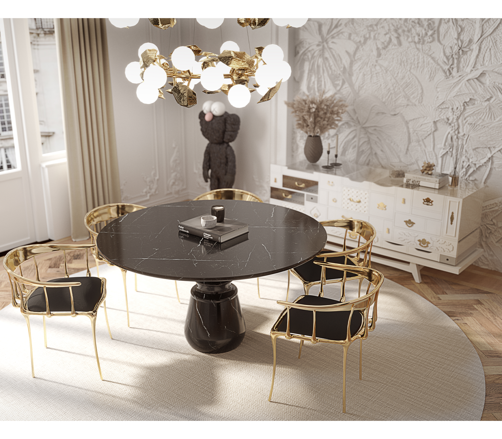 Pietra Round Dining Table