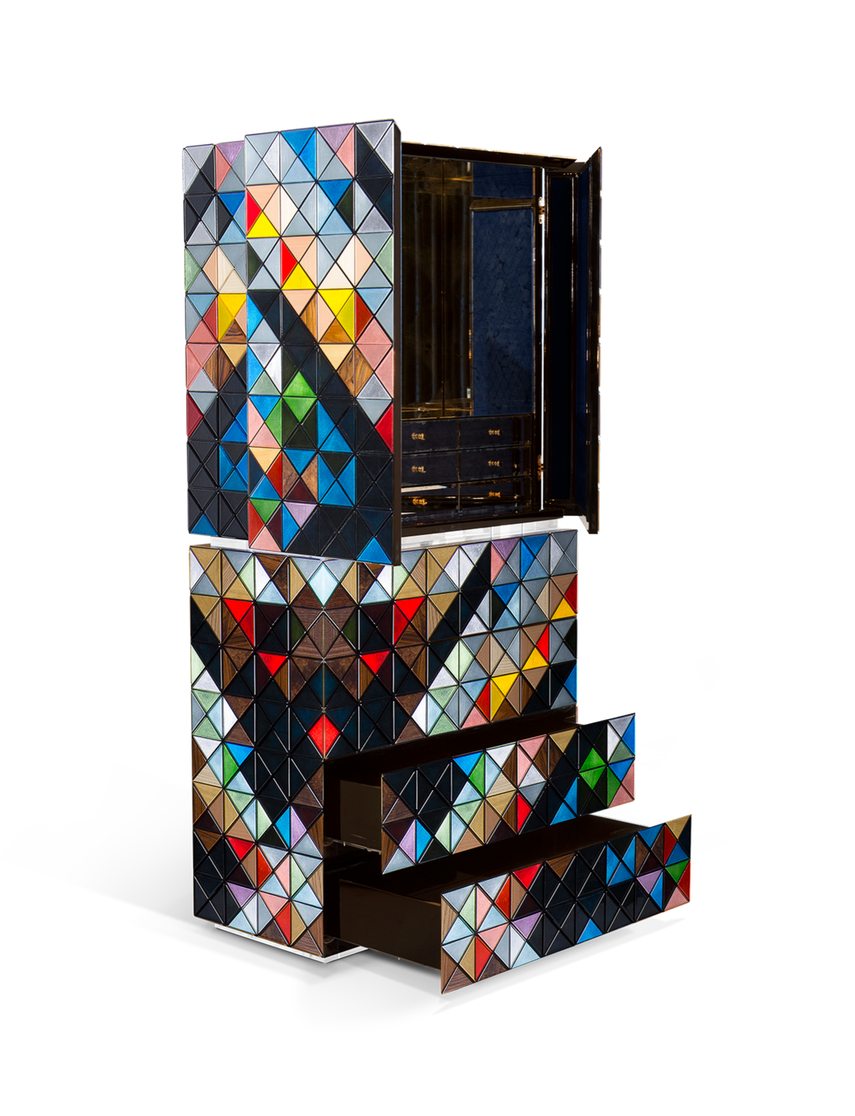 Pixel Anodized Cabinet