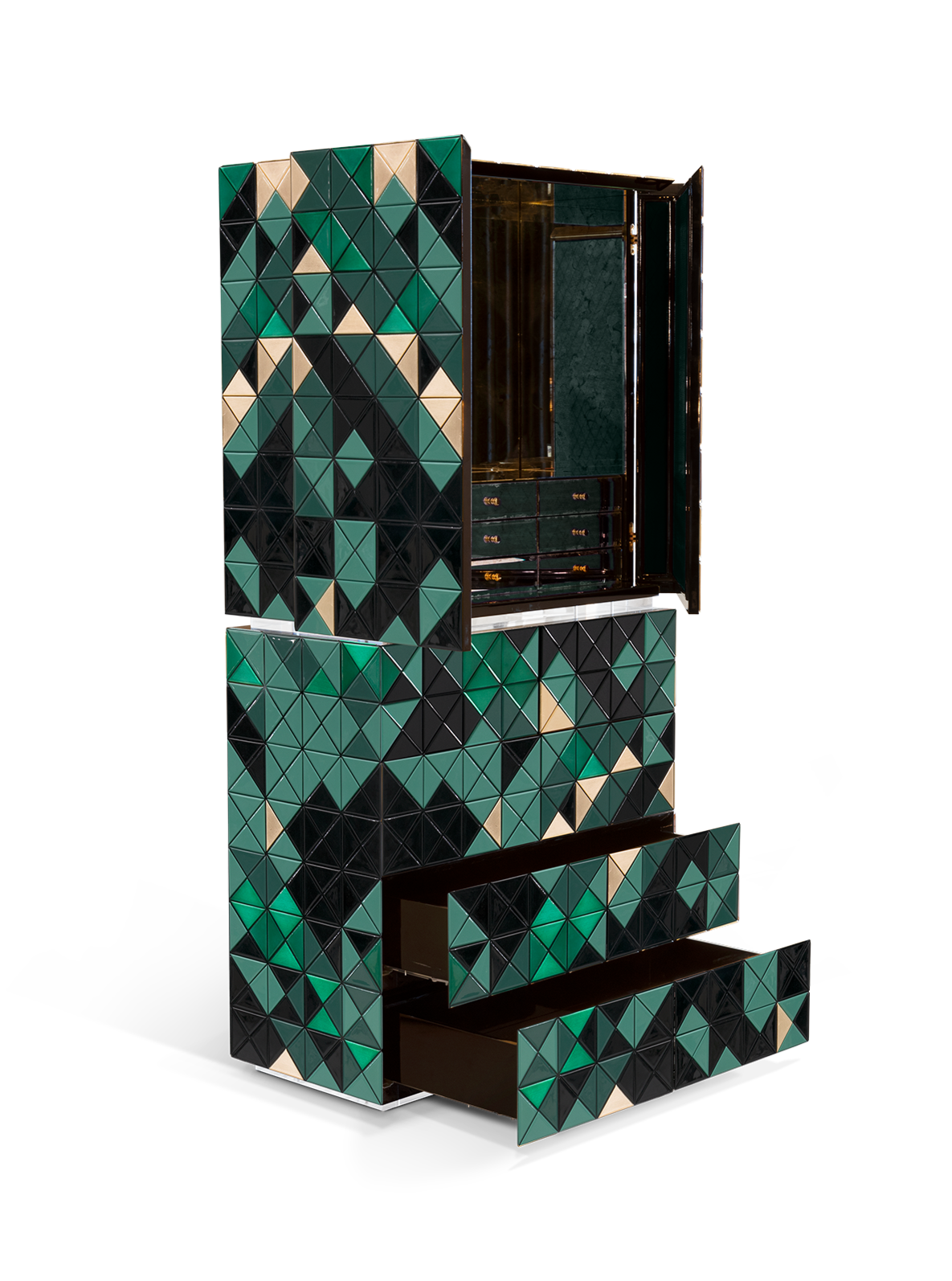 Pixel Anodized Cabinet