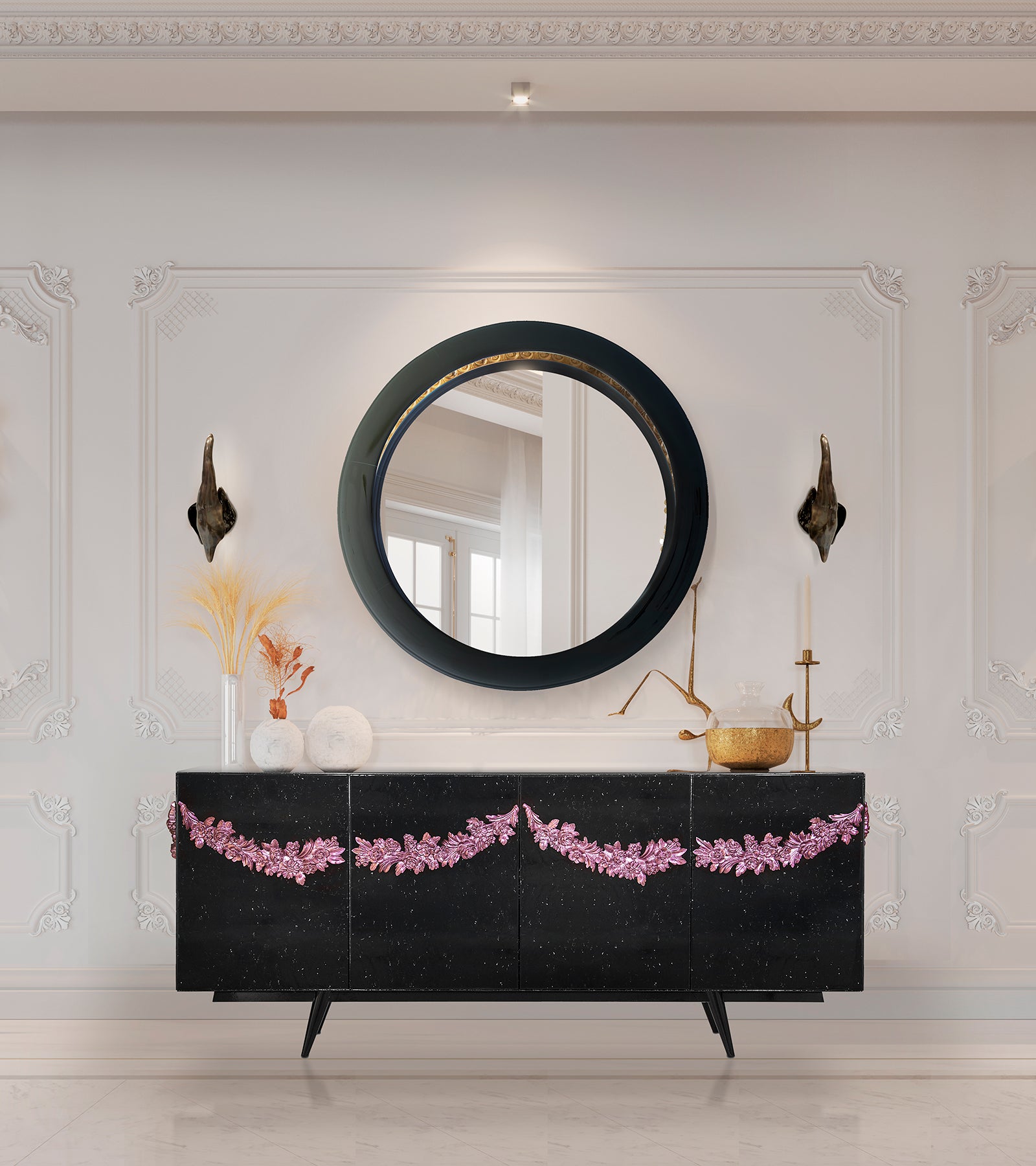 Ring Round Mirror